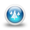 021912-3d-glossy-blue-orb-icon-culture-holiday-trees1-sc44