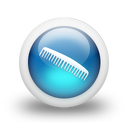 059297-3d-glossy-blue-orb-icon-people-things-hair-comb1-sc44