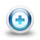 088944-3d-glossy-blue-orb-icon-signs-first-aid