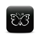 126330-simple-black-square-icon-animals-animal-butterfly3