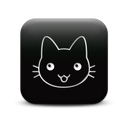 126346-simple-black-square-icon-animals-animal-cat7