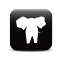 126372-simple-black-square-icon-animals-animal-elephant