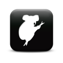 126389-simple-black-square-icon-animals-animal-koala-bear