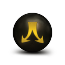 007077-antique-glowing-copper-orb-icon-arrows-arrow-1turn2-down
