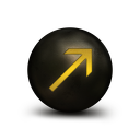 007092-antique-glowing-copper-orb-icon-arrows-arrow-northeast