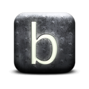 130086-whitewashed-star-patterned-icon-alphanumeric-letter-b