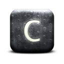 130088-whitewashed-star-patterned-icon-alphanumeric-letter-c