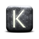 130105-whitewashed-star-patterned-icon-alphanumeric-letter-kk