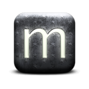 130108-whitewashed-star-patterned-icon-alphanumeric-letter-m