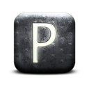 130115-whitewashed-star-patterned-icon-alphanumeric-letter-pp