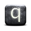 130116-whitewashed-star-patterned-icon-alphanumeric-letter-q