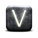 130127-whitewashed-star-patterned-icon-alphanumeric-letter-vv