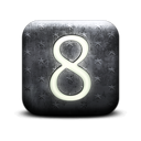 130168-whitewashed-star-patterned-icon-alphanumeric-number-8