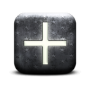 130177-whitewashed-star-patterned-icon-alphanumeric-plus-sign