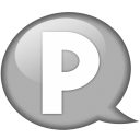 speech-balloon-white-p-icon