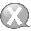 speech-balloon-white-x-icon