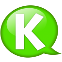 speech-balloon-green-k-icon