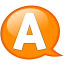 speech-balloon-orange-a-icon