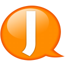 speech-balloon-orange-j-icon