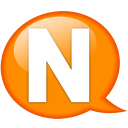 speech-balloon-orange-n-icon