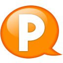 speech-balloon-orange-p-icon