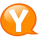 speech-balloon-orange-y-icon