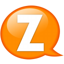 speech-balloon-orange-z-icon