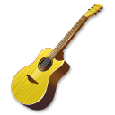 yellow-guitar-icon