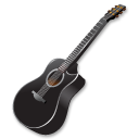 black-guitar-icon